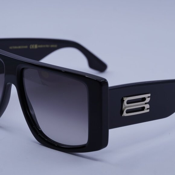 Victoria Beckham VB678S 001 Sunglasses Black Square Frame, Grey Lenses - Picture 2 of 9